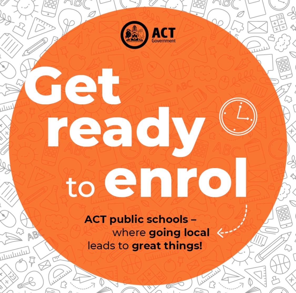 Image of ACT Public School enrolment text